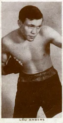 Lou Ambers, boxeador americano, 1938