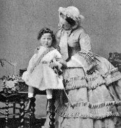 Luis Napoleón, Príncipe Imperial, de niño, c1858