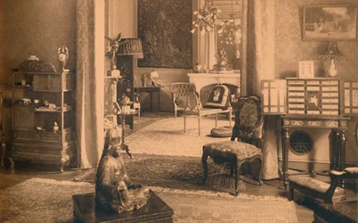 Sala de Luis XIV en la Embajada de Cuba en Bruselas, Bélgica, 1927