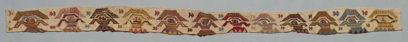 Borde inferior de una prenda, 1000-1470s
