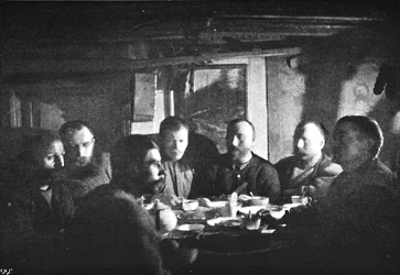 Extremo inferior de la mesa de la cena, c1893-1896, 1897