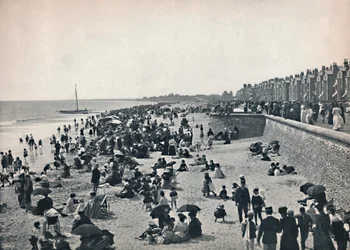 Lowestoft - En las arenas, 1895