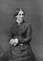 Lucy Webb Hayes, esposa del presidente estadounidense Rutherford B Hayes, siglo XIX