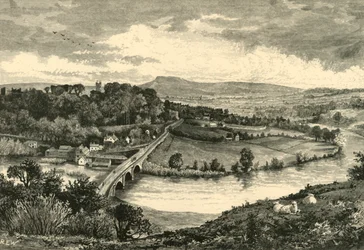 Ludlow, desde Whitcliffe, 1898