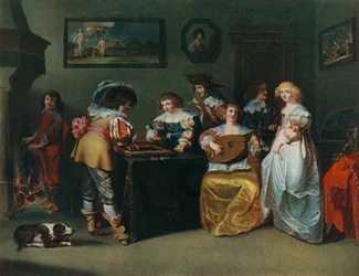 Laúd, pintor desconocido del siglo XVII, 1948