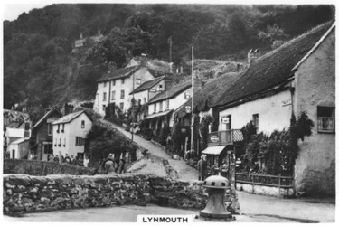 Lynmouth, Devon, Inglaterra, 1936