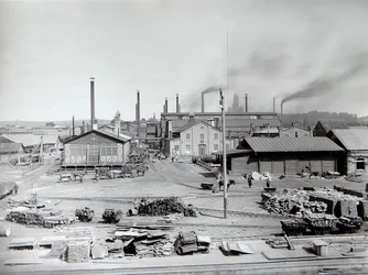 Fundición de hierro Lysva, Rusia, 1900s