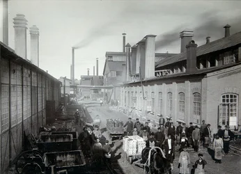 Fundición de hierro Lysva, Rusia, 1900s