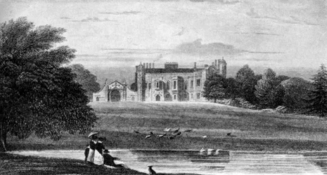 Madingley Hall, Madingley, Cambridgeshire, siglo XIX