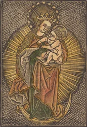 Madonna y Niño en la Gloria