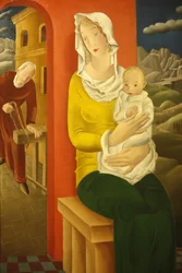 Madonna con suéter