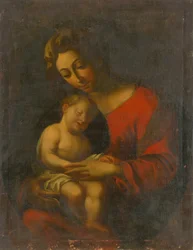 Madonna con Jesús dormido