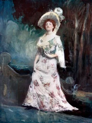 Maesmore Morris en Cambio, el Ídolo, c1902