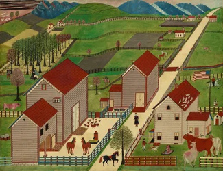 Granja del Valle de Mahantango, finales del siglo XIX