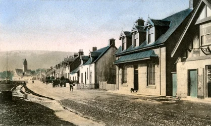 Calle Principal, Lamlash, Isla de Arran, Escocia, siglo XX