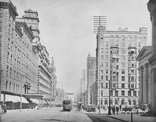 Calle Principal, Rochester, Nueva York, c1897