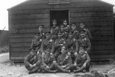 Guardia principal, depósito naval real, Fleet House y Archcliffe Fort, Dover, c1916