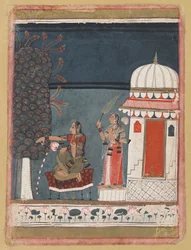 Malashri Ragini de una serie Ragmala, 1640