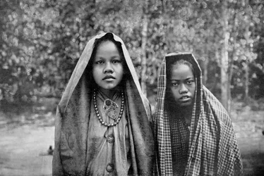 Chicas malayas, Sumatra, Indonesia
