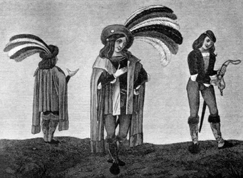 Tocado masculino, finales del siglo XV principios del siglo XVI, 1910