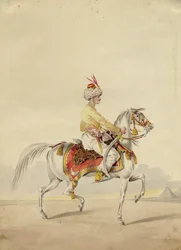 Mameluco a caballo, ca 1825