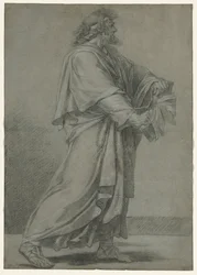 Hombre destruyendo libro, 1700s