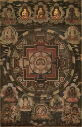 Mandala, principios del siglo XVIII