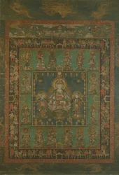 Mandala de Hannya Bosatsu, siglo XIV