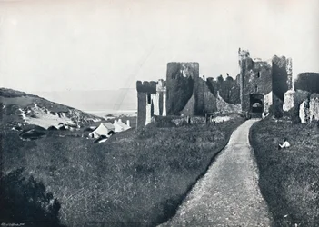 Manorbier - El castillo, 1895