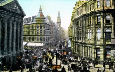 Mansion House y Cheapside, Londres, principios del siglo XX