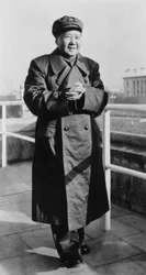 Mao Zedong, revolucionario y líder comunista chino, hacia la década de 1960