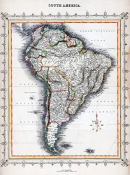 Mapa de América del Sur