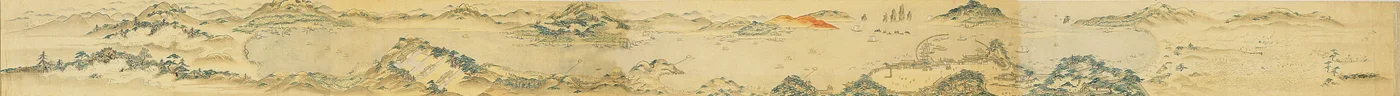 Mapa del Choryang Waegwan y su área circundante en Busan durante el Joseon..., siglo XIX.