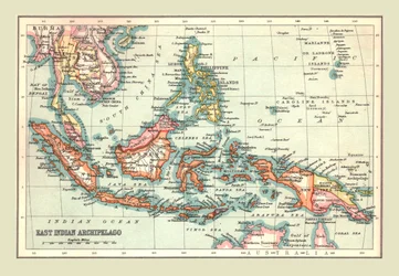 Mapa del Archipiélago de las Indias Orientales, 1902