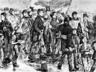 Marcha a favor de la Comuna, Comuna de París de 1871