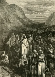 Marcha de los israelitas, 1890