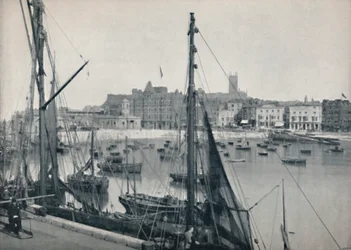 Margate - El Puerto y el Muelle, 1895