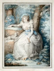 Maria Fitzherbert, compañera del Rey Jorge IV antes de que se convirtiera en rey, siglo XIX