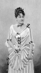 Marie Grisier Montbazon, mezzosoprano y actriz francesa, 1877