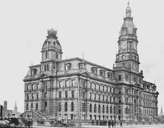 Palacio de Justicia del Condado de Marion, Indianápolis, EE.UU., c1900
