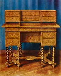 Mesa de Escritura de Marquetería del Rey Guillermo III