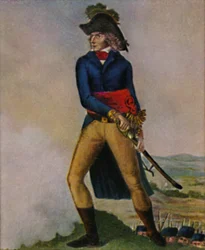 Mariscal Bernadotte 1763-1844 (grabado de Hilaire Le Dru, 1934)