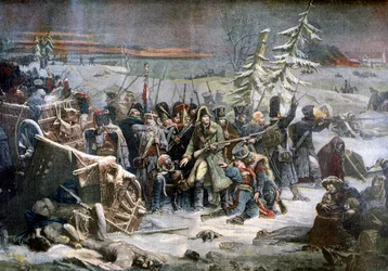 El mariscal Ney durante la retirada de Rusia, 1812 1894