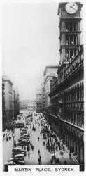 Martin Place, Sídney, 1928