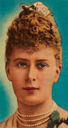 María de Teck antes de su matrimonio con el Duque de York, 1890s
