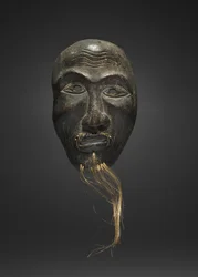 Máscara de un anciano, 1600s