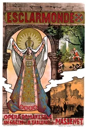 Massenet - Esclarmonde - Cartel, 1890