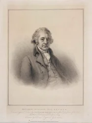 Matthew Boulton, ingeniero e industrial inglés, c 1801