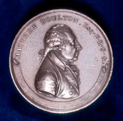 Matthew Boulton, empresario, industrial e ingeniero inglés, 1809