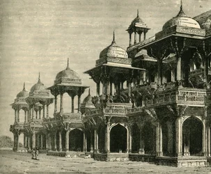 Mausoleo de Akbar, Secundra, 1890
